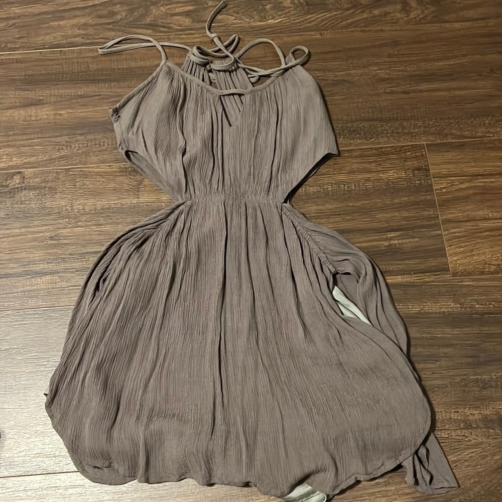 Tobi, cut out, olive green dress
